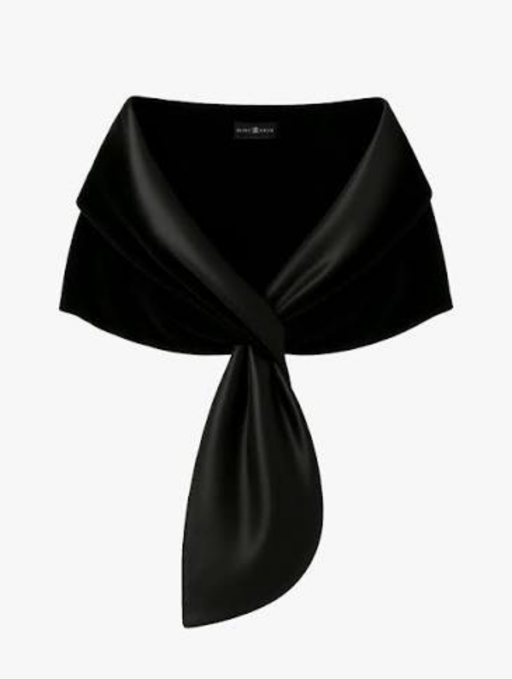 Satin Keyhole Long Scarf
